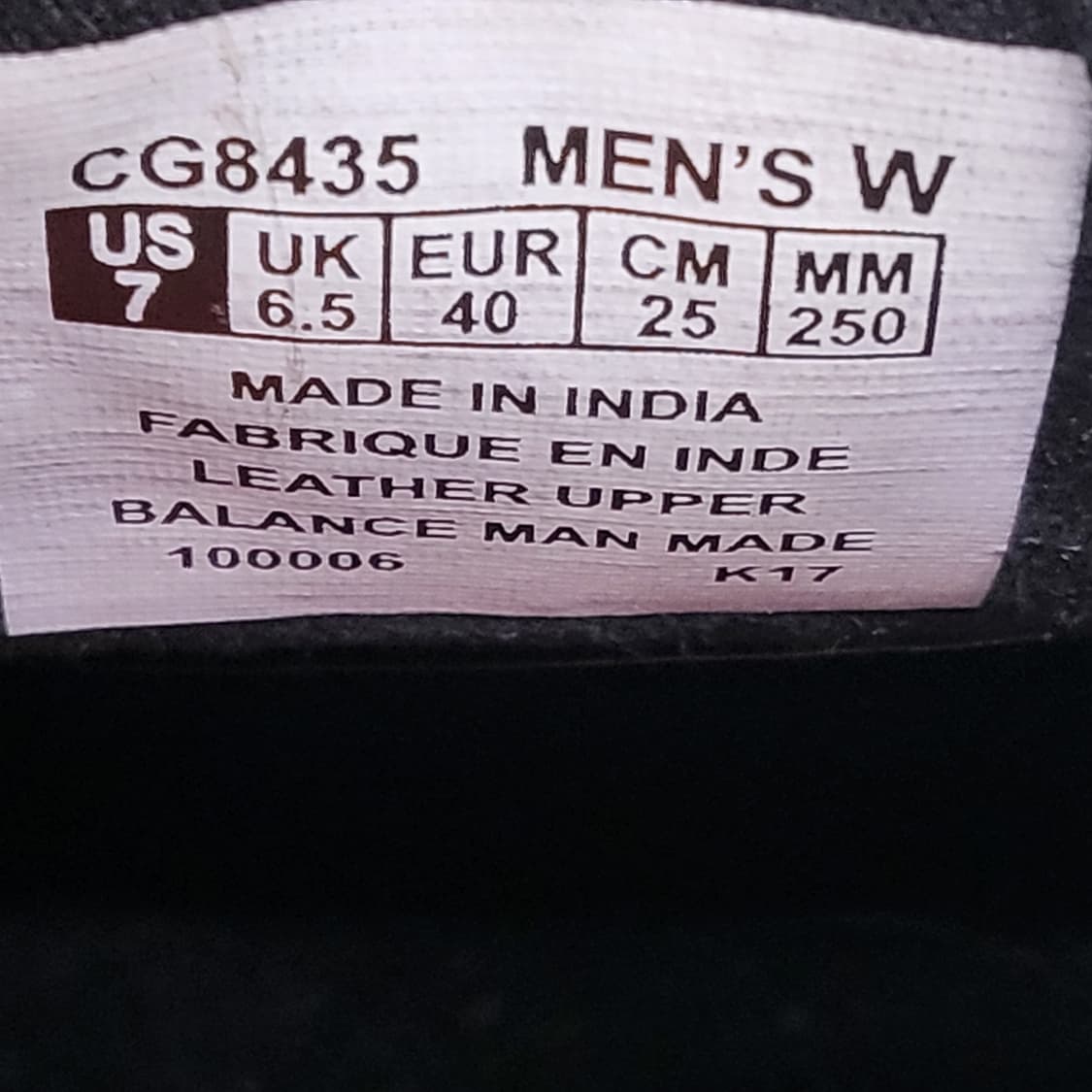 미착용 락포트 CG8435 로퍼,스니커즈 블랙 상품이미지4