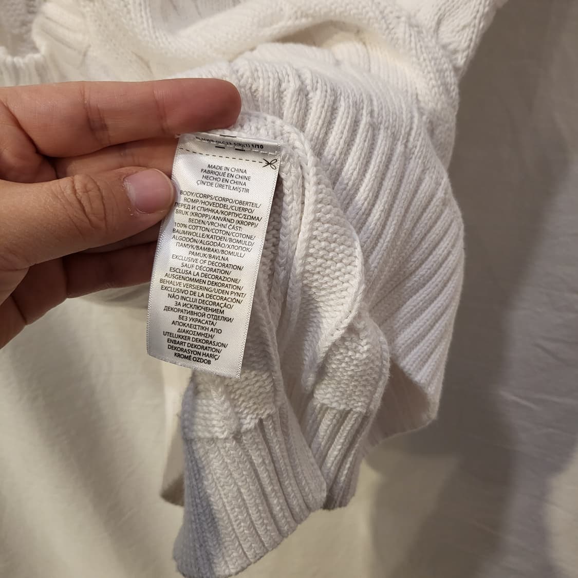 폴로 랄프로렌 케이블 니트 베스트 큐알인증 상품이미지6