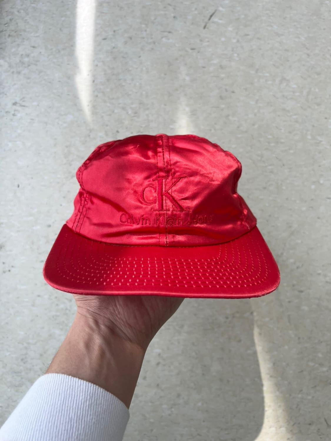 90's 캘빈클라인 샤틴 볼캡 상품이미지1