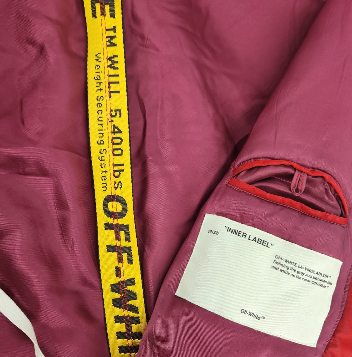 [정품]오프화이트 봄버 퀼팅 자켓 상품이미지4