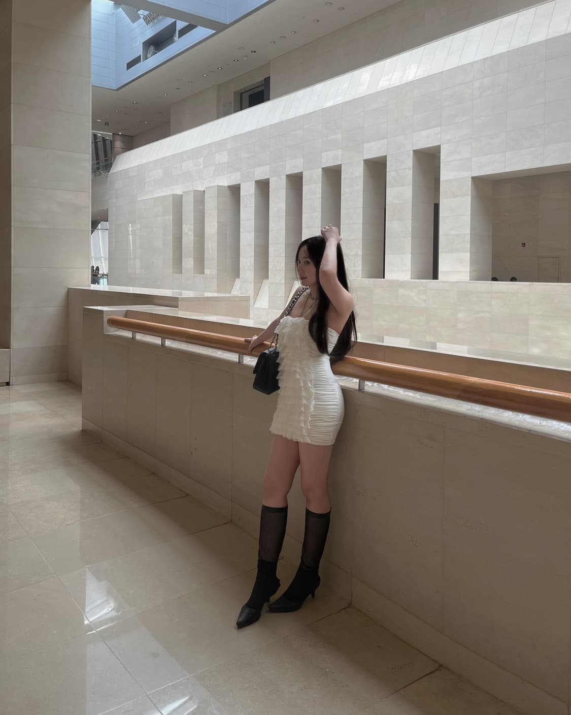 My mum made it Lace Waterfall Tube Dress 상품이미지2