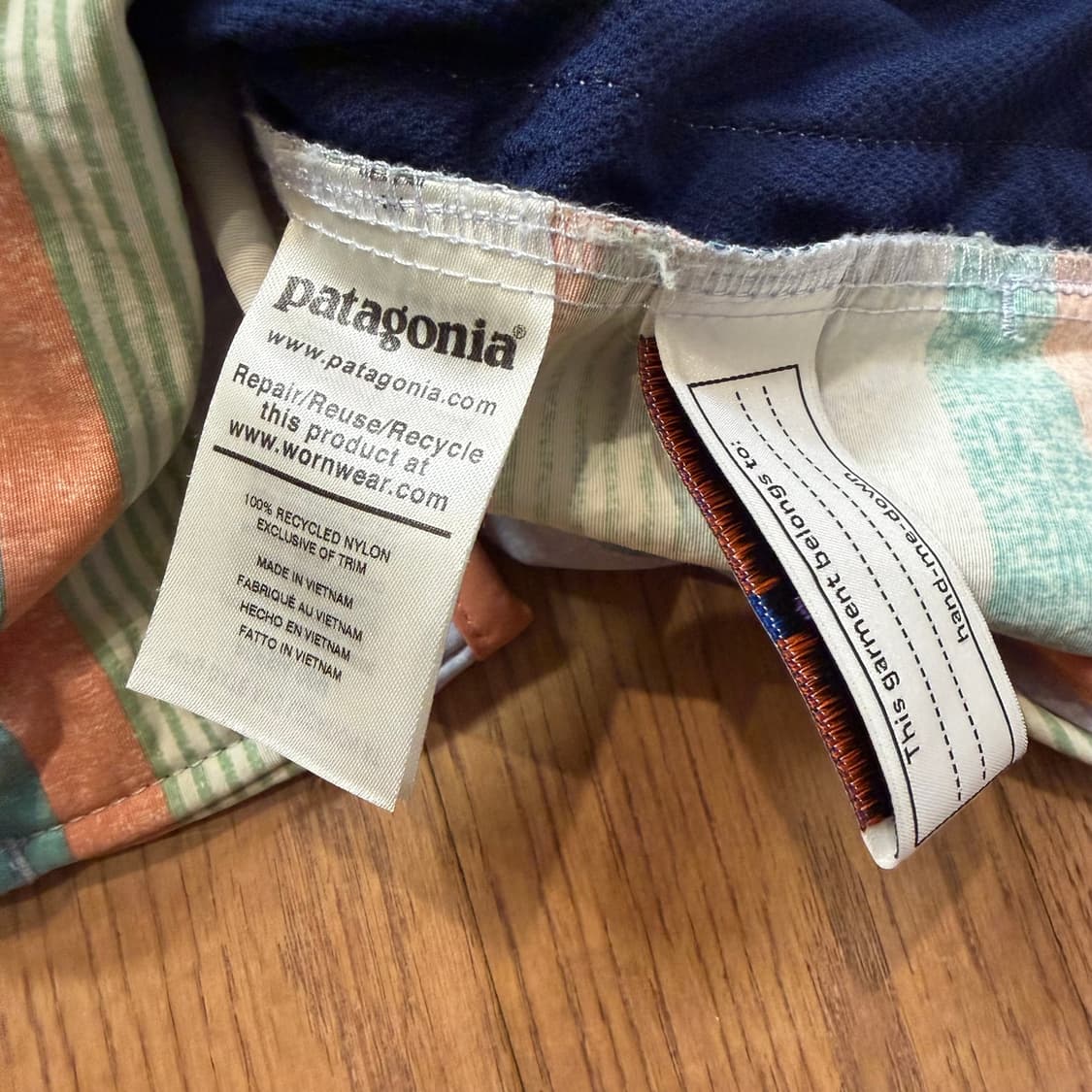 파타고니아 키즈 스트라이프 배기스 자켓  상품이미지4