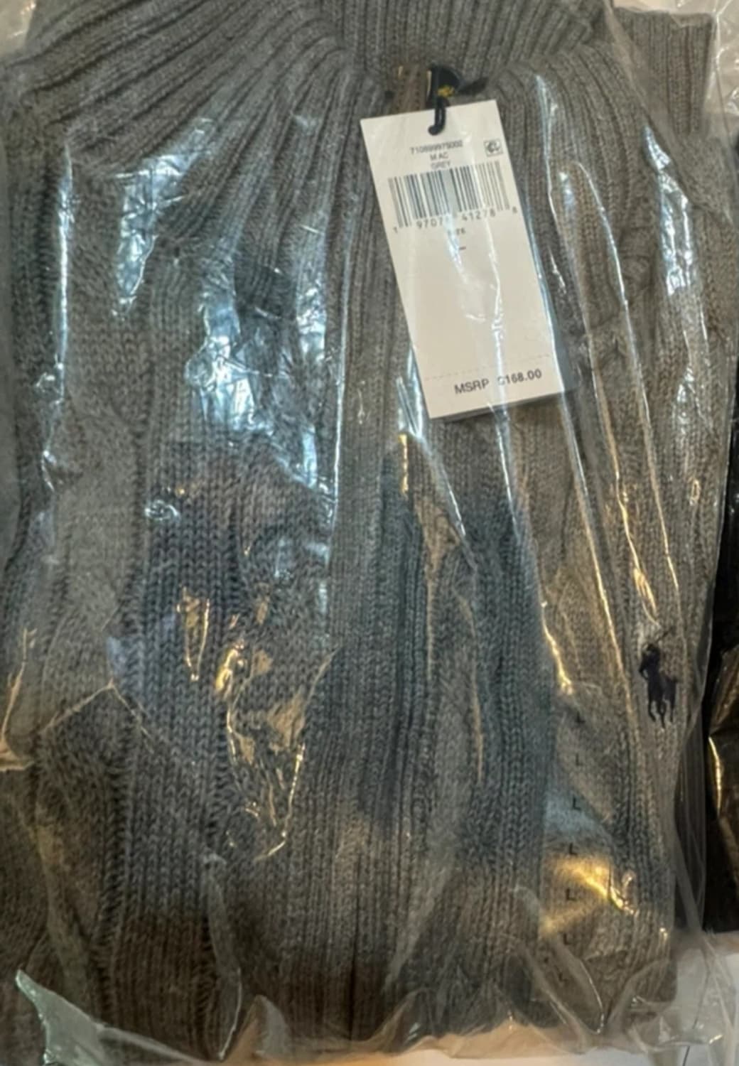 폴로니트 풀집업(그레이) 상품이미지2