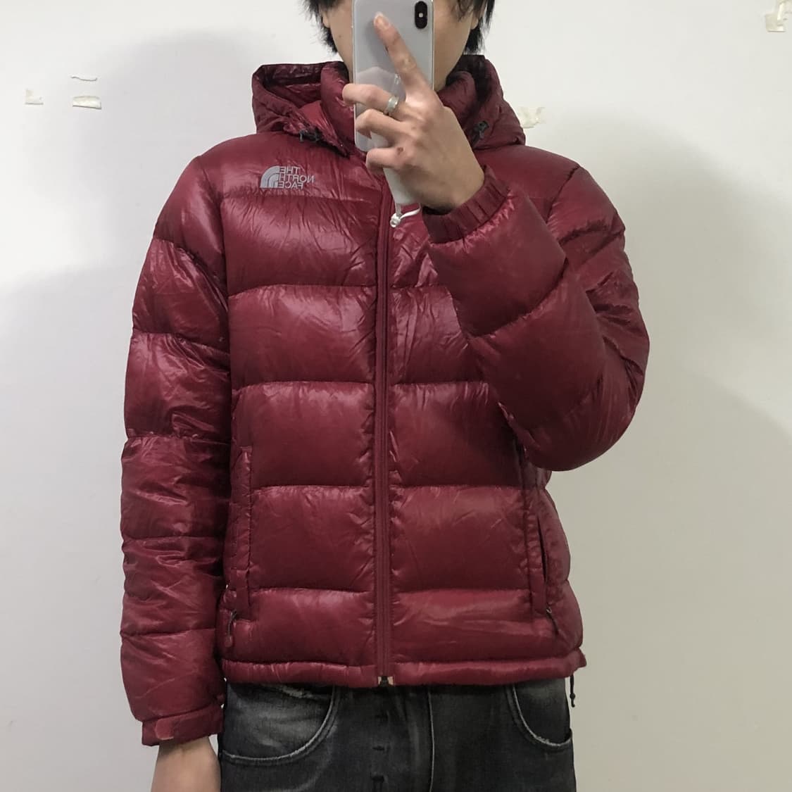 노스페이스 700 스킴스맛 애벌레 패딩  상품이미지3