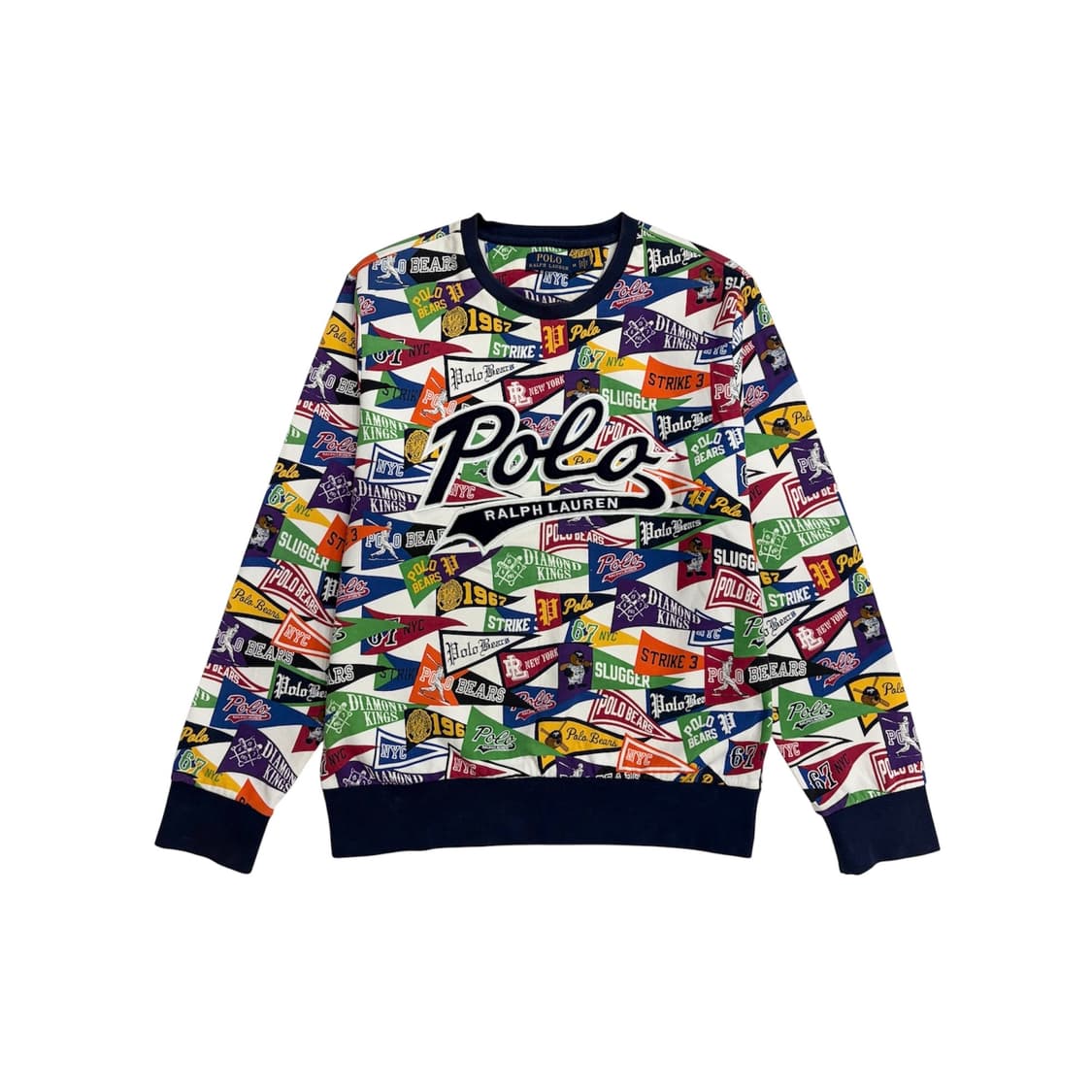 폴로 랄프로렌 리미티드 에디션 베이스볼 베어 맨투맨 (M) 상품이미지1