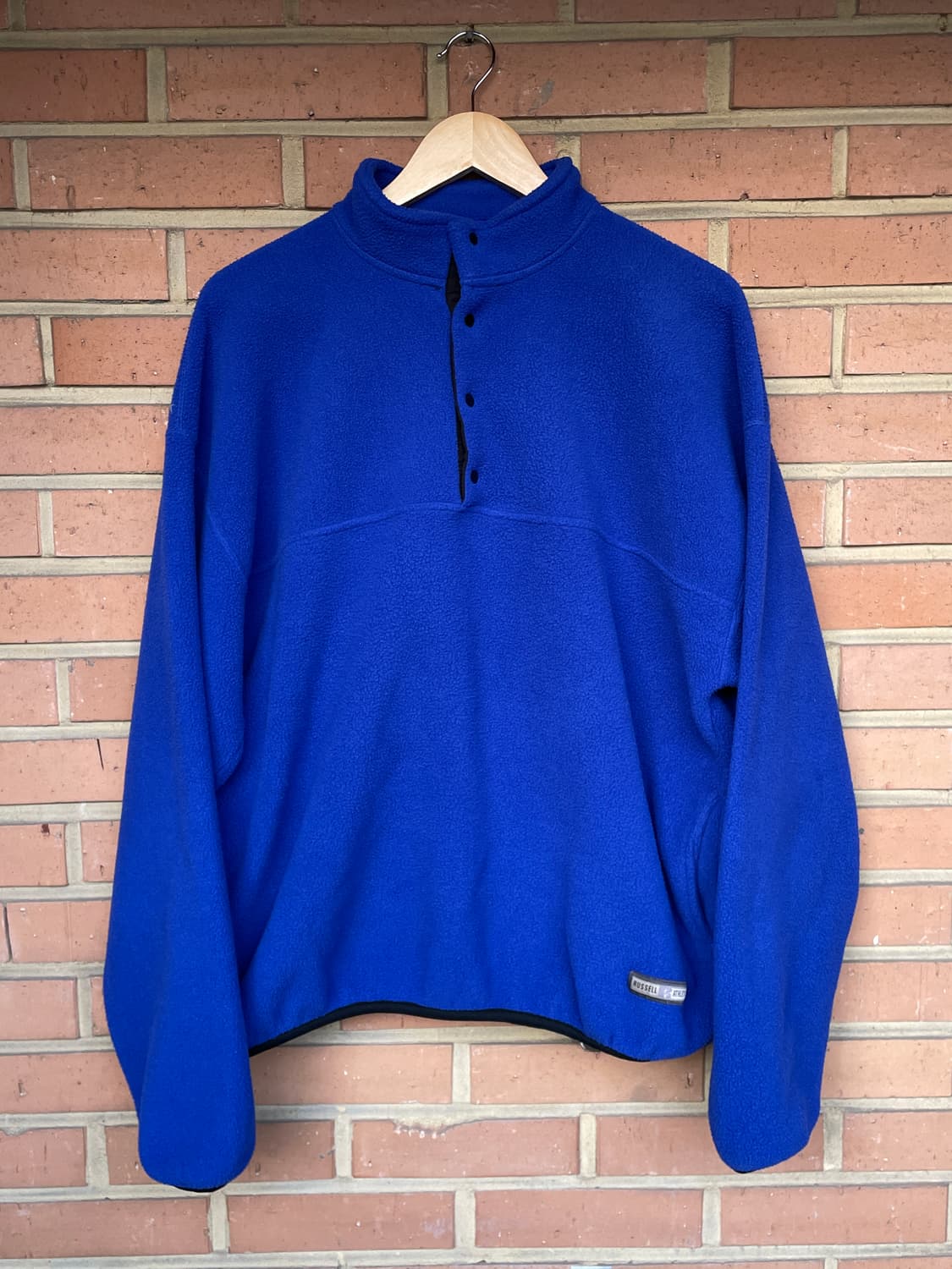 [XL]90s Russell러셀made USA 후리스 풀오버 플리스신칠라 상품이미지1