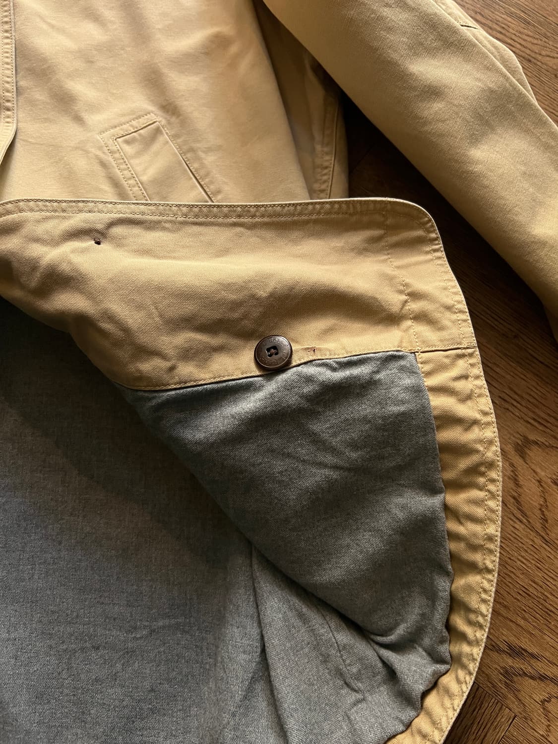 [XL]엘엘빈 USA 코튼 라이닝 베이지 헌팅 자켓 상품이미지6