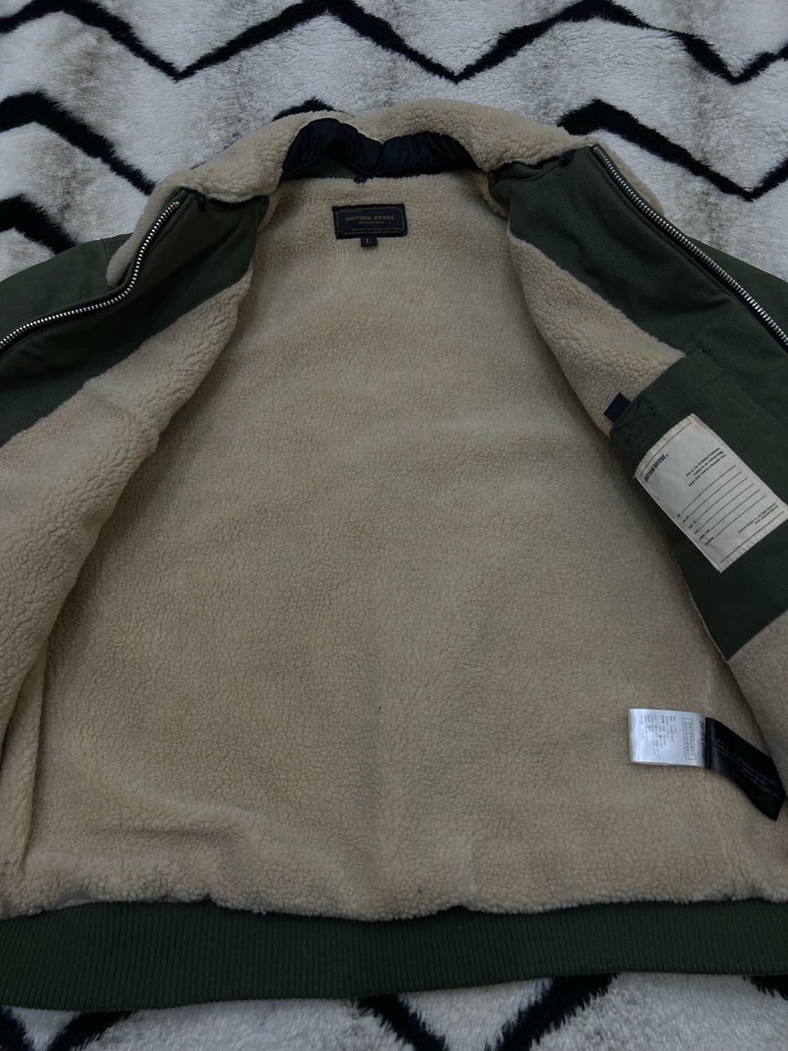 [L]유니폼브릿지 B-10 밀리터리 자켓/카키 상품이미지3