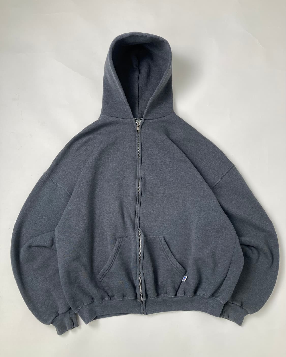 90s Russell Zip Up Hoodie (charcoal) 상품이미지1