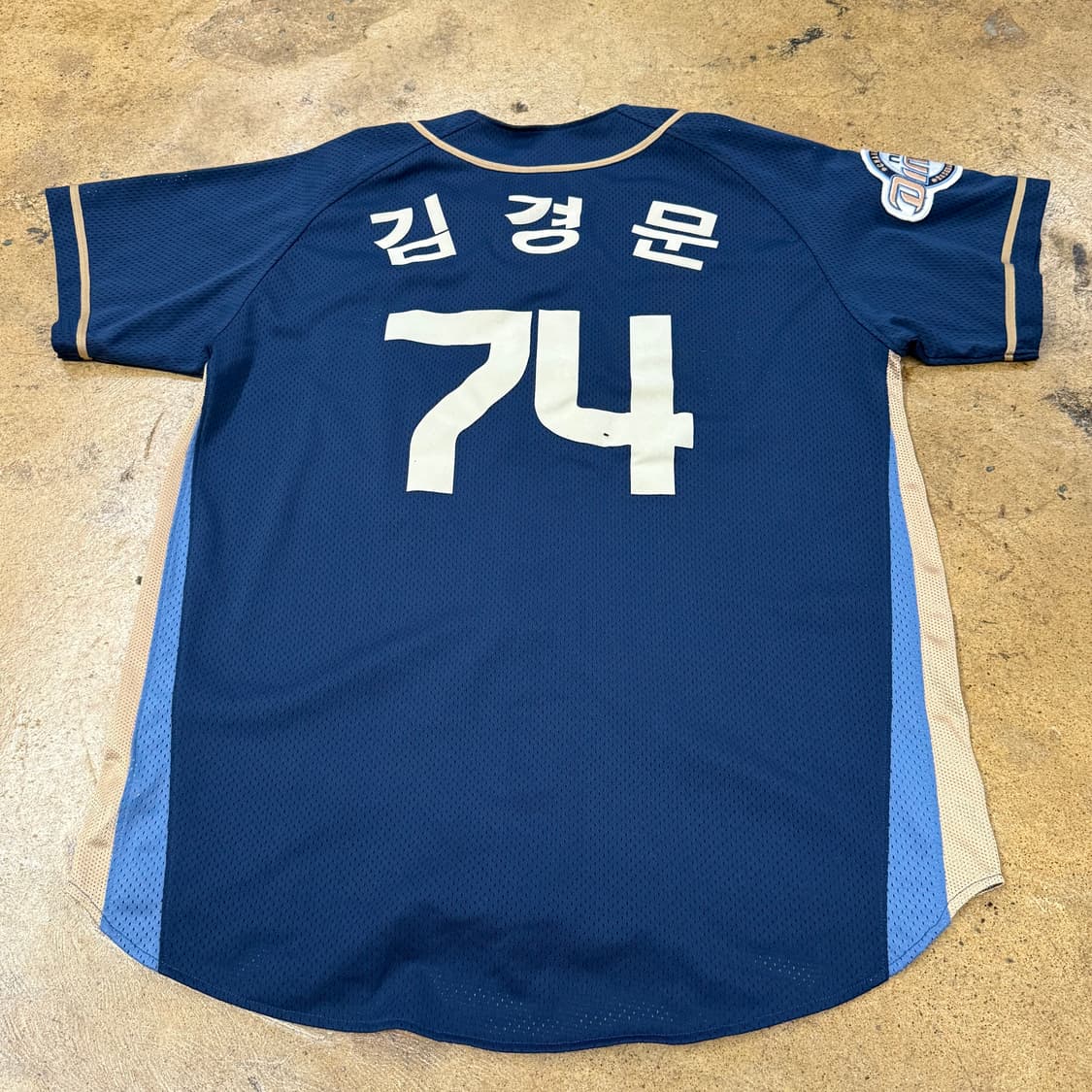 [100] NC다이노스 74 김경문 마킹 반팔 유니폼 b8 상품이미지3