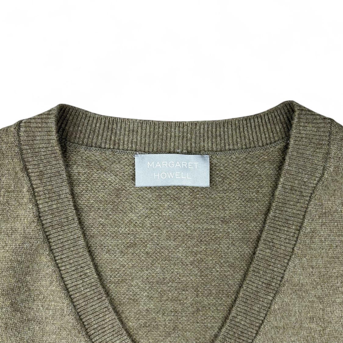 마가렛 호웰 캐시미어 니트 베스트 상품이미지3