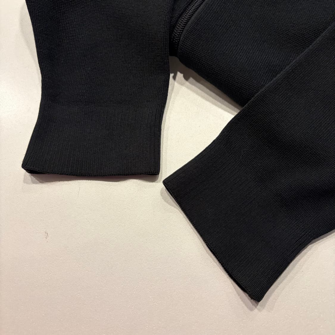 [95] 라코스테 블랙 코튼 니트 집업 가디건 C877 상품이미지6