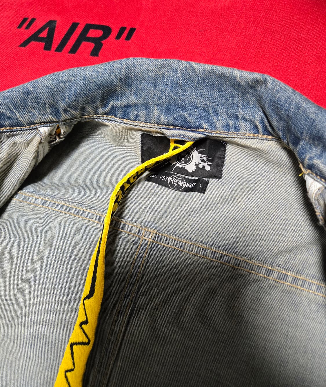 사이코몽키 데님 셔츠 자켓 상품이미지3