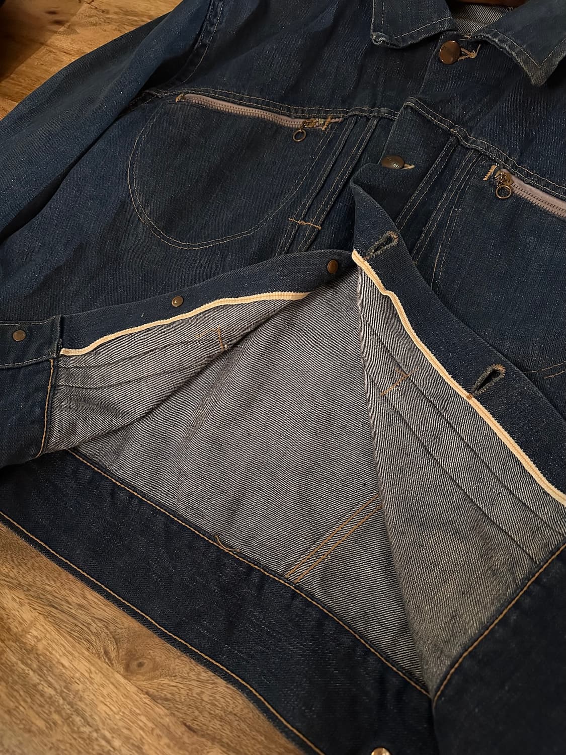 1950s USA 빈티지 시어스 로벅스 2세대 웨스턴 셀비지 데님 자켓 상품이미지7