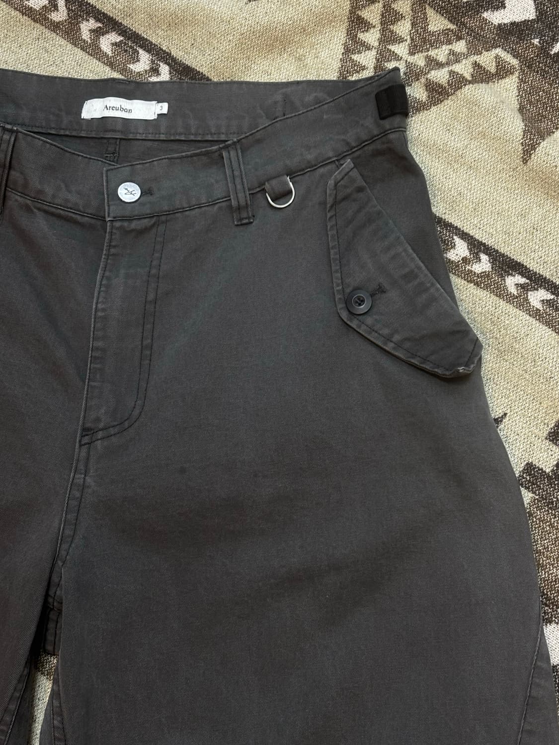 아르반 트리플 리프 커브드 팬츠_트리플 차콜 상품이미지10