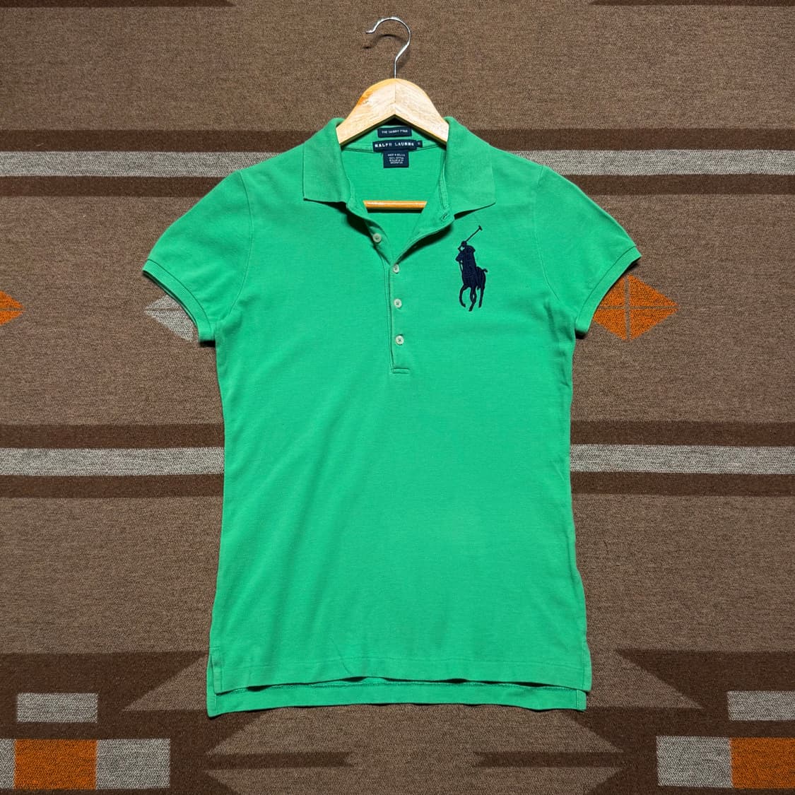 폴로랄프로렌 여성 빅포니 스키니핏 반팔 카라티 s 상품이미지1