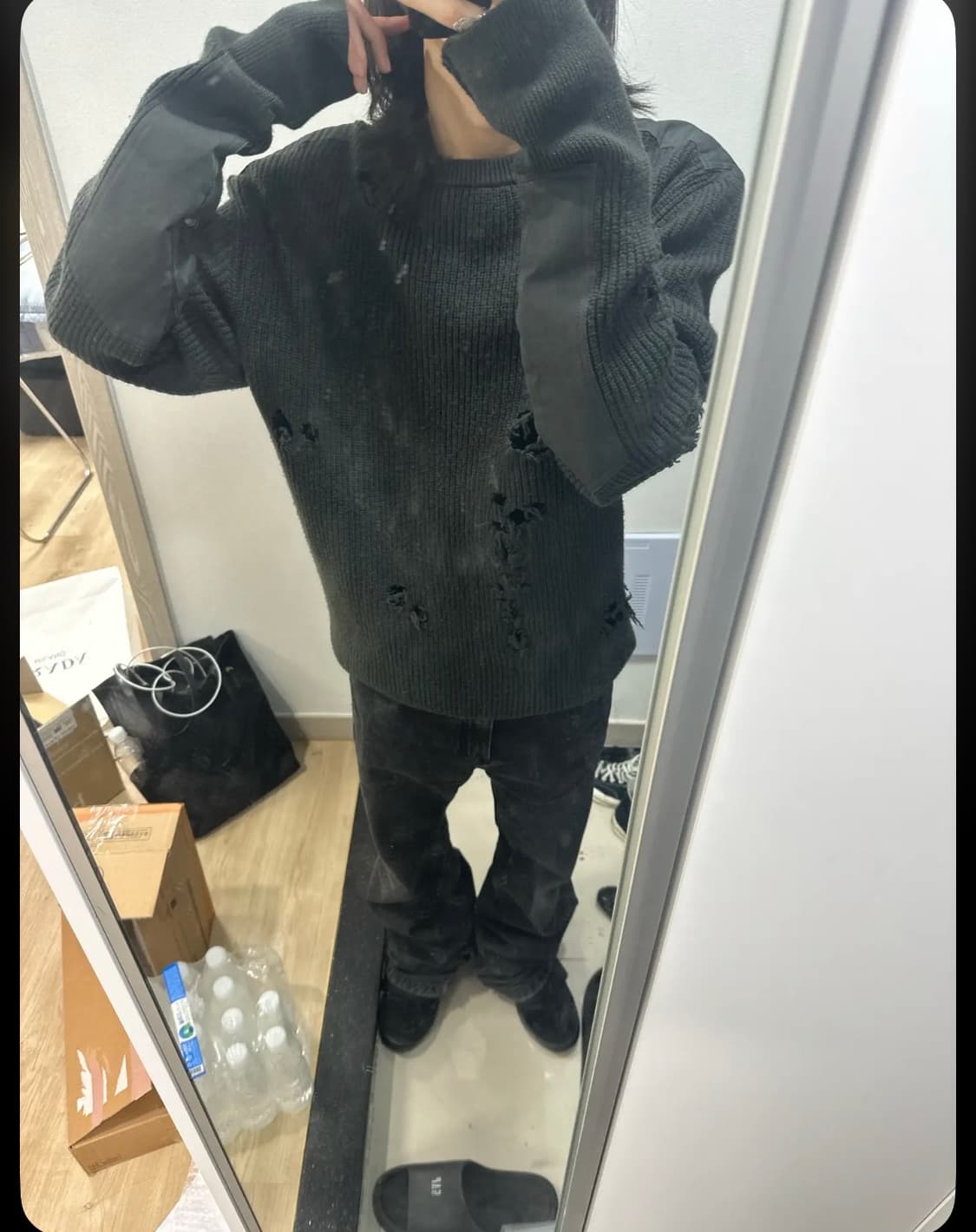 이지시즌1 디스트로이드 울 스웨터 상품이미지7