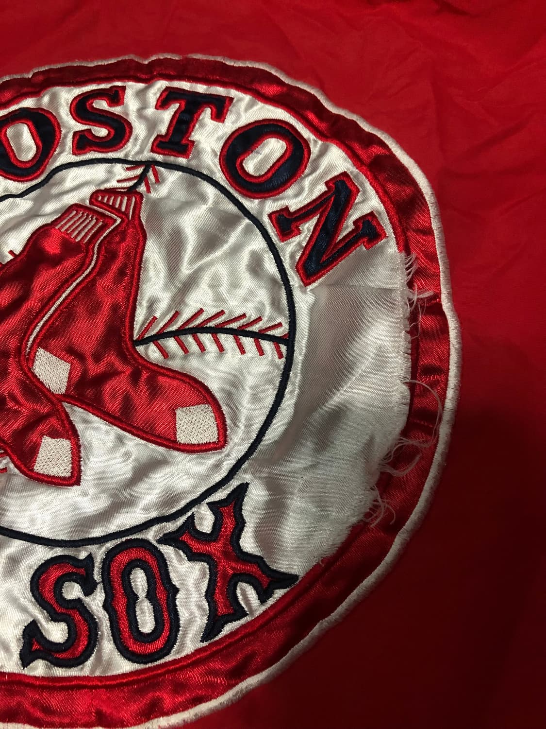 MLB 보스턴 레드삭스 와펜 자수 웜업 XL 상품이미지8