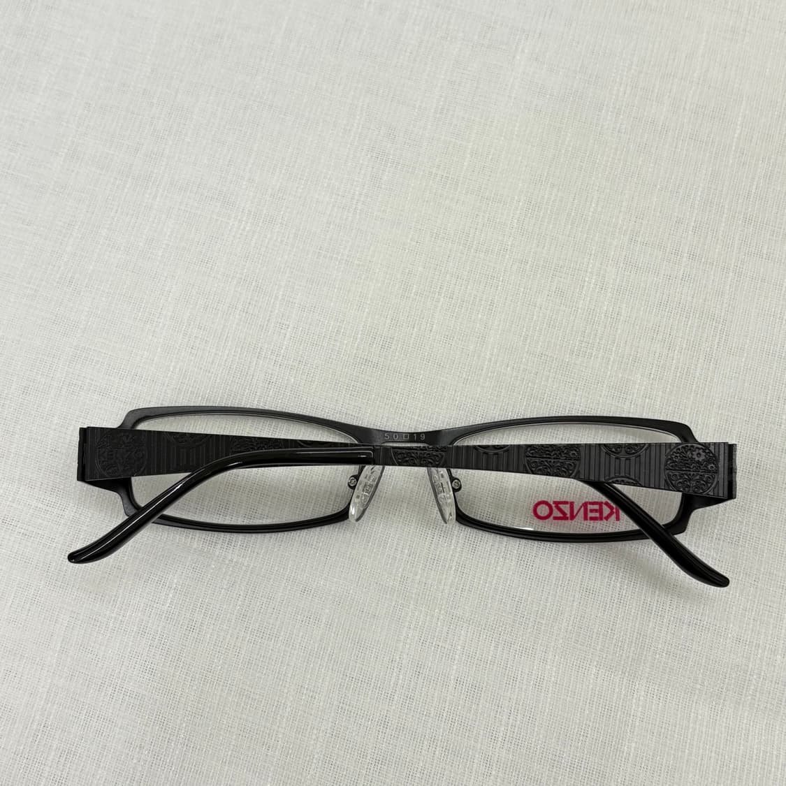KENZO 무광 블랙 빈티지 안경 상품이미지3