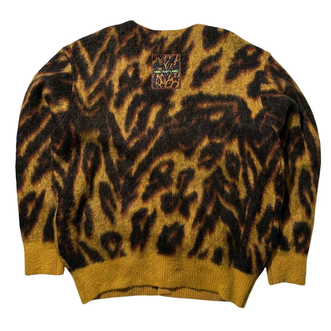 MMIC 울 알파카 레오파드 니트 가디건 상품이미지3