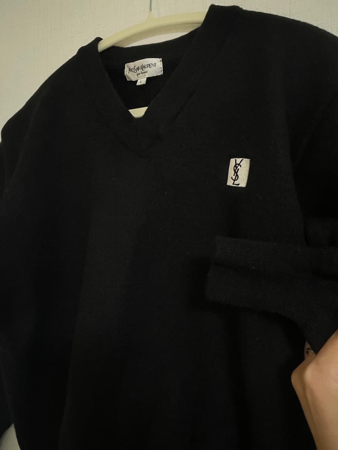 빈티지 입생로랑 울브이넥 니트 상품이미지2