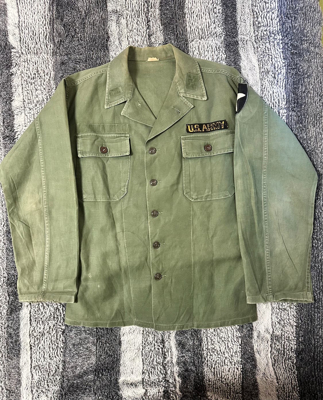 60s U.S. Army OG-107 Utility Shirt 상품이미지1
