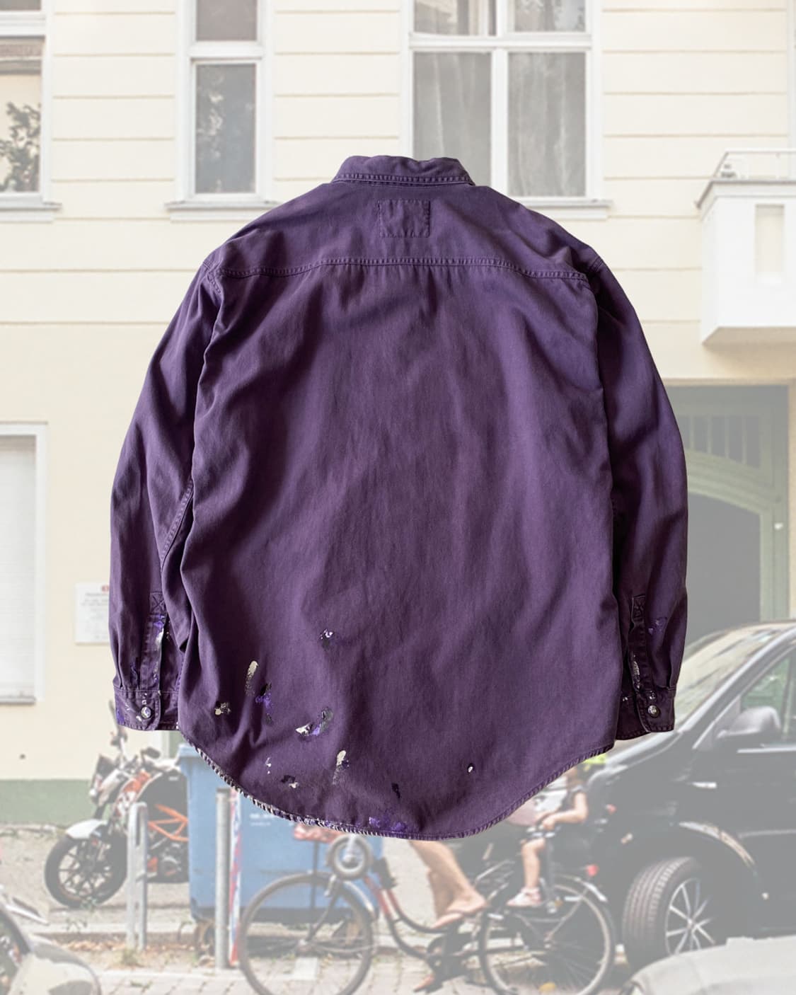 리바이스 페인팅 퍼플 셔츠 상품이미지2