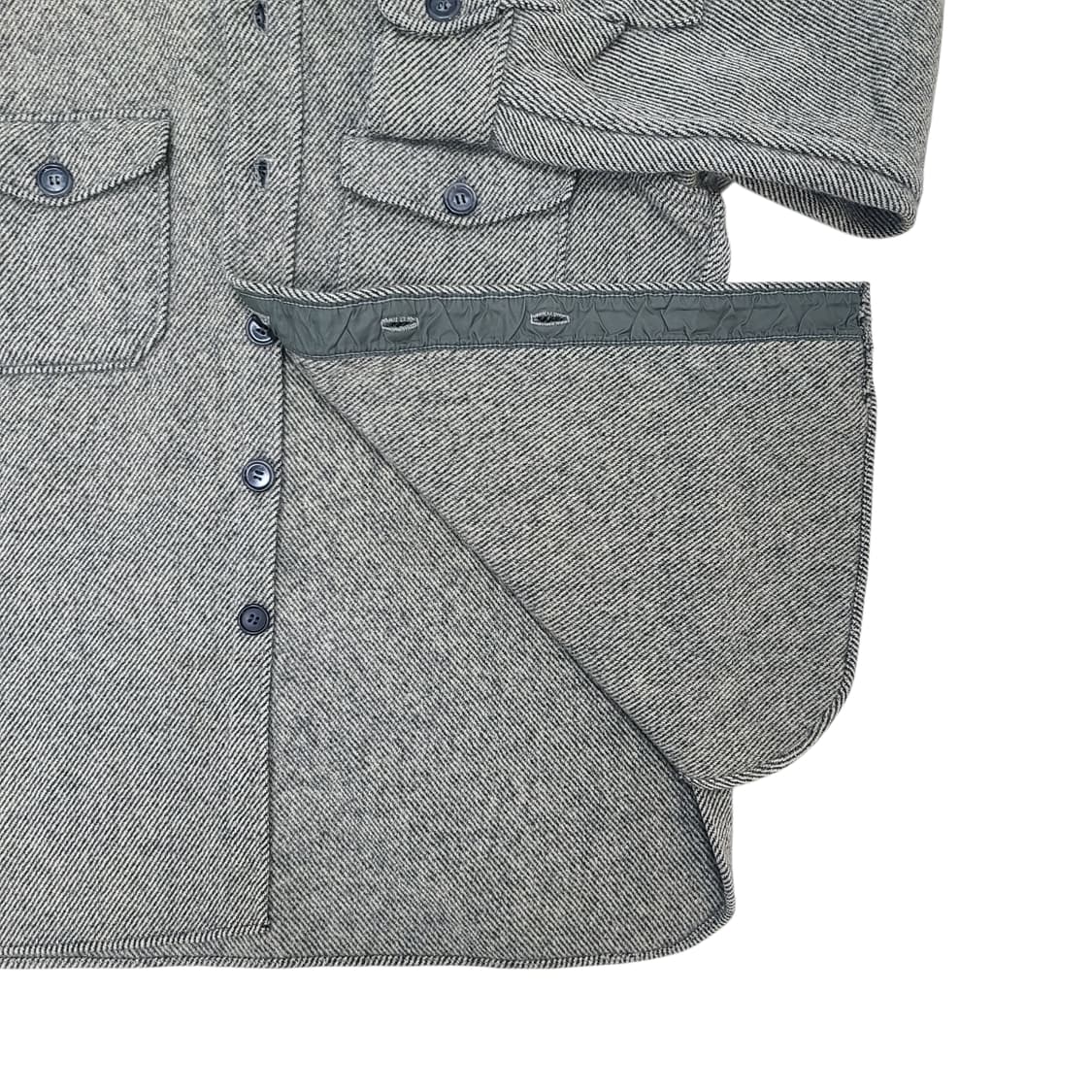 '90s Woolrich 클래식 헤링본 셔츠 상품이미지6