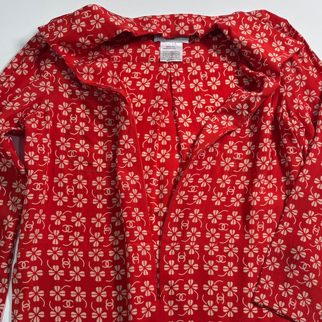 샤넬 CC로고 실크 블라우스  상품이미지5