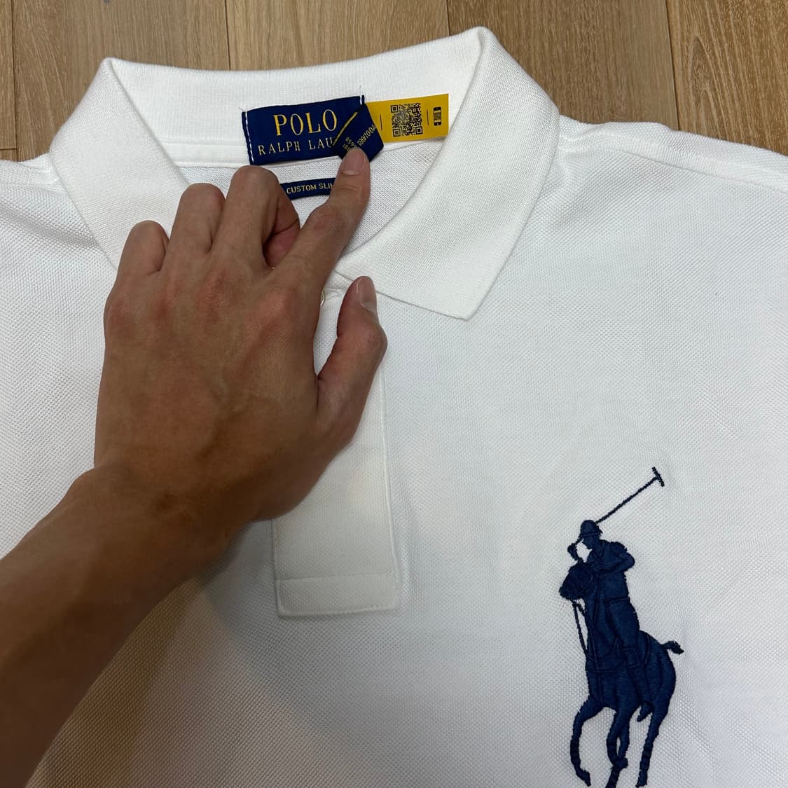 정품큐알) 폴로 빅포니 카라티 L 새상품급 상품이미지2