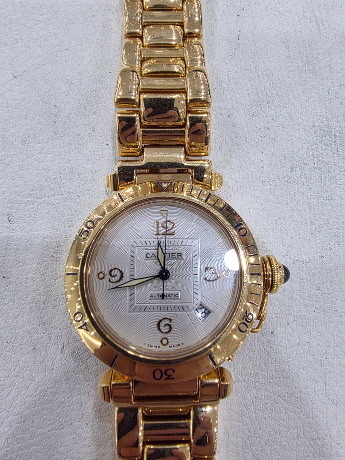 까르띠에 파샤 금통 시계 정품 상품이미지2