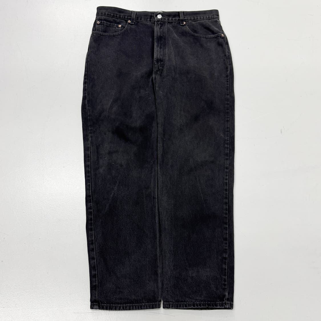 리바이스 00s 550 흑청 워싱 데님팬츠 상품이미지2