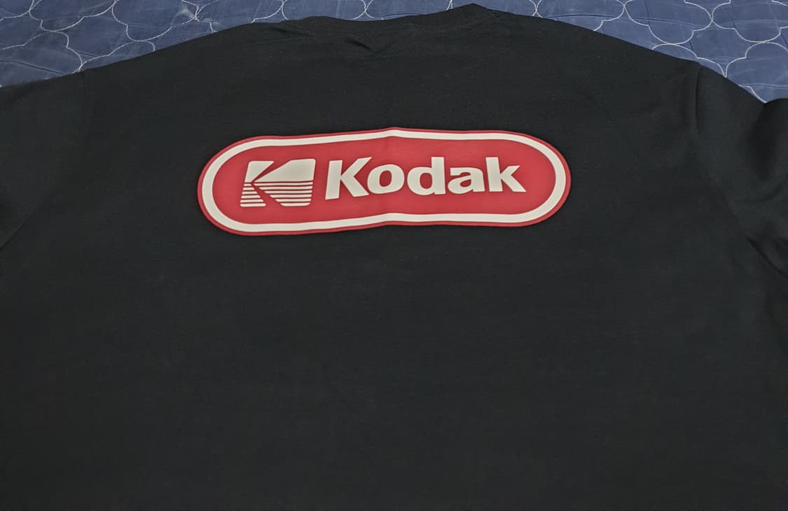 KODAK 코닥 시그니처로고 반팔티 블랙 (L) 상품이미지3