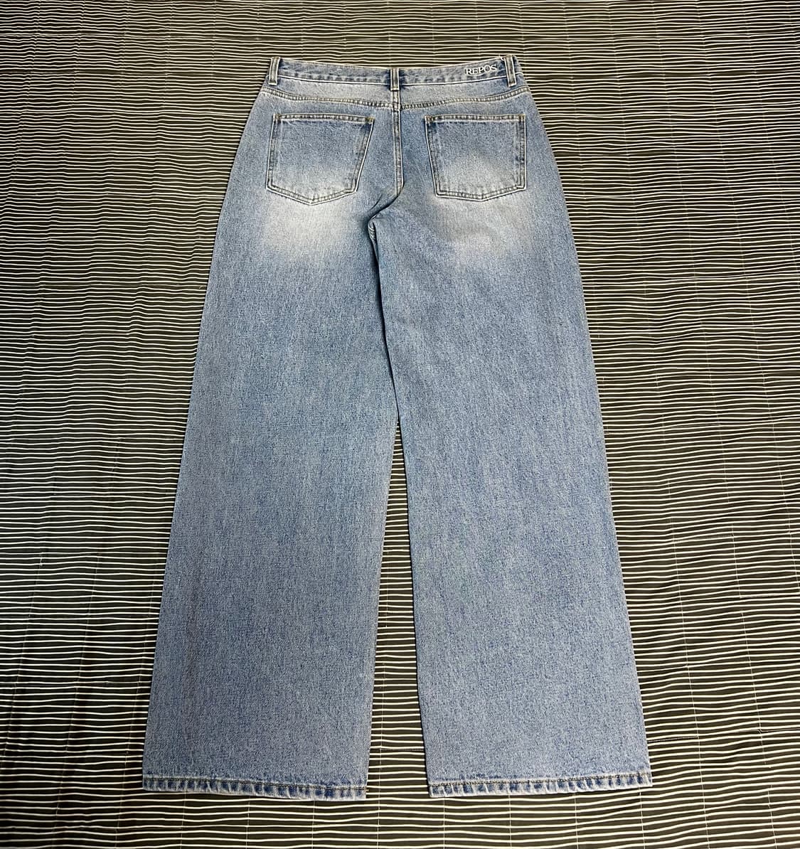 REPOS 리포스 와이드 데님 라이트블루 2 상품이미지2