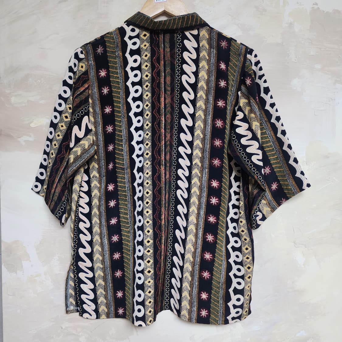 스프링 패턴 반팔 셔츠 상품이미지5