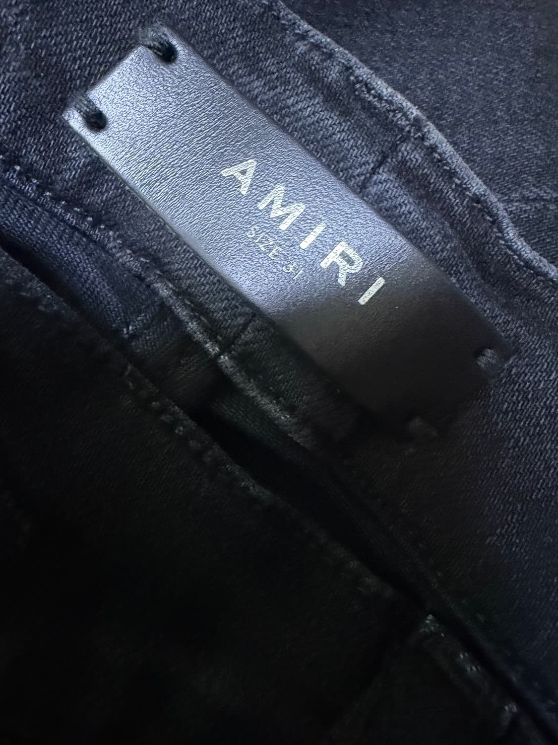 아미리 mx-1 레더패치 블랙 31사이즈 상품이미지4