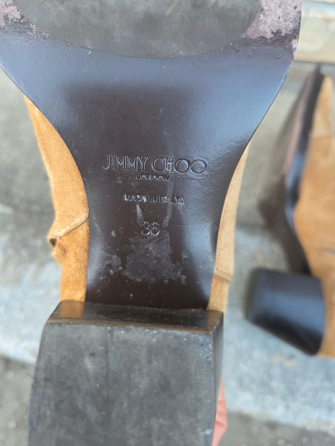 지미추 스웨이드 웨스턴 앵클 부츠 상품이미지7