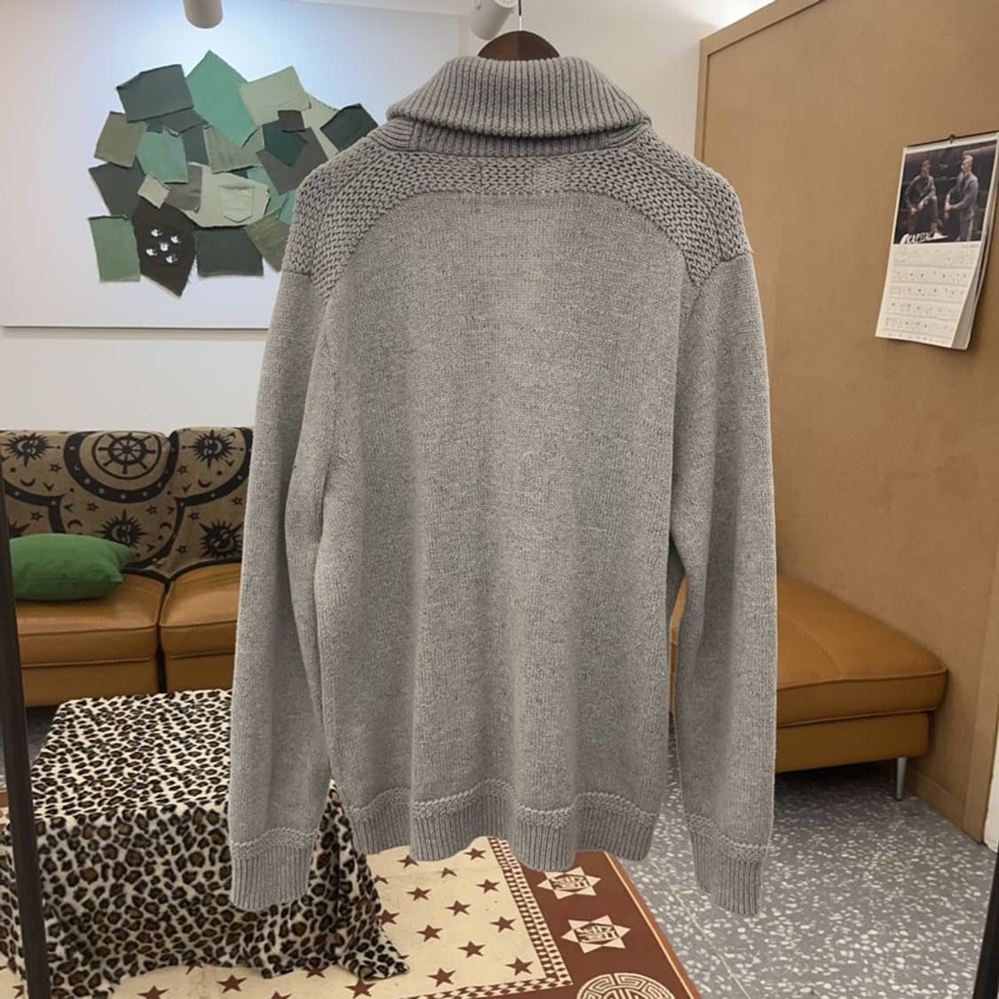 폴로 랄프로렌 빈티지 여리 모던 캐주얼 숄카라 가디건 L C08929 상품이미지4