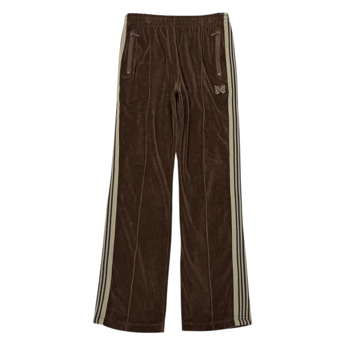 니들스 벨루어 벨벳 트랙팬츠 바지 브라운 M 상품이미지1