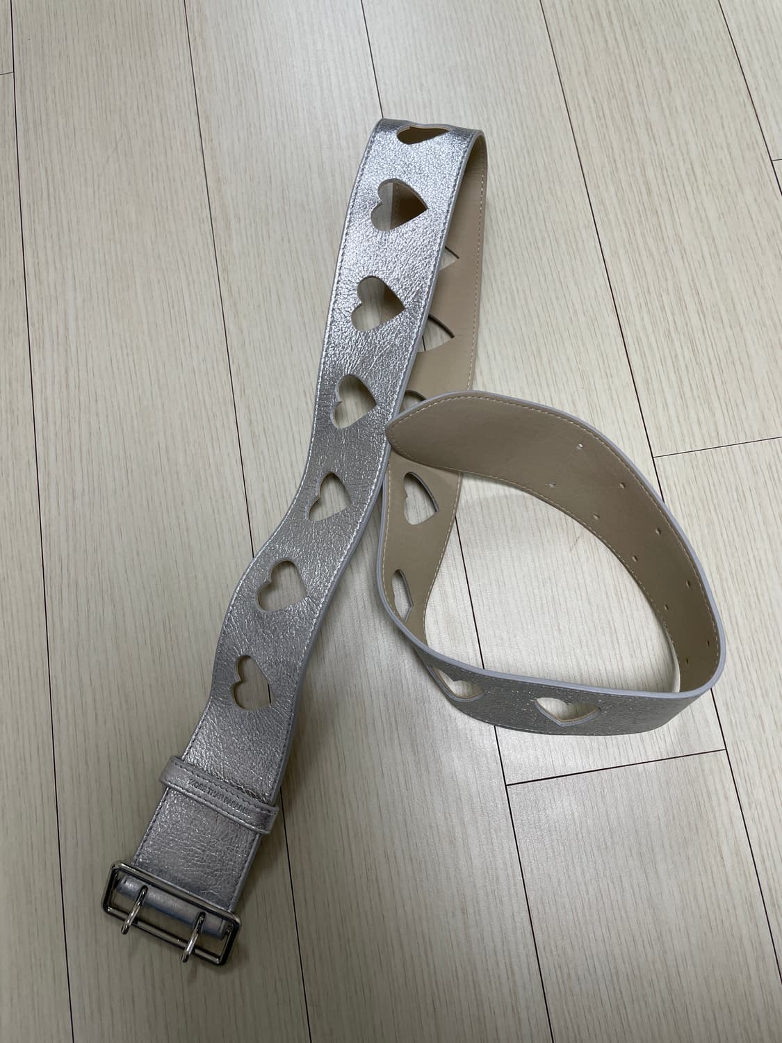 여성 실버 벨트  상품이미지2