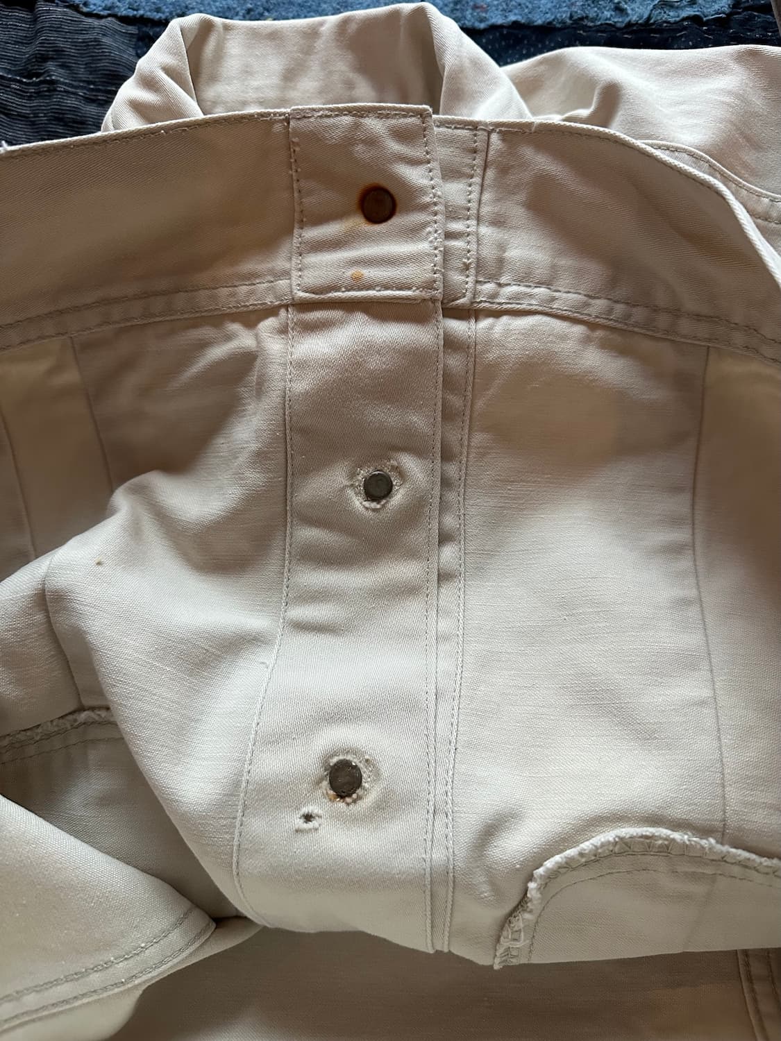 60s USA LEE 100J White Westerner Jacket 상품이미지8