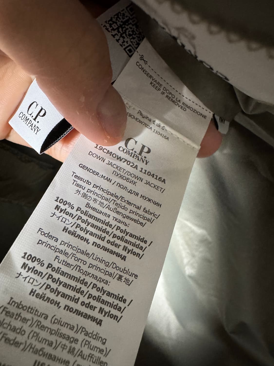 cp컴퍼니 디디쉘 펀가이 그레이 M 상품이미지3