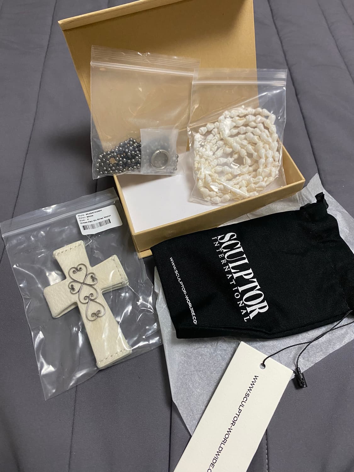 스컬프터 카드지갑 cross hair on strap wallet 상품이미지4