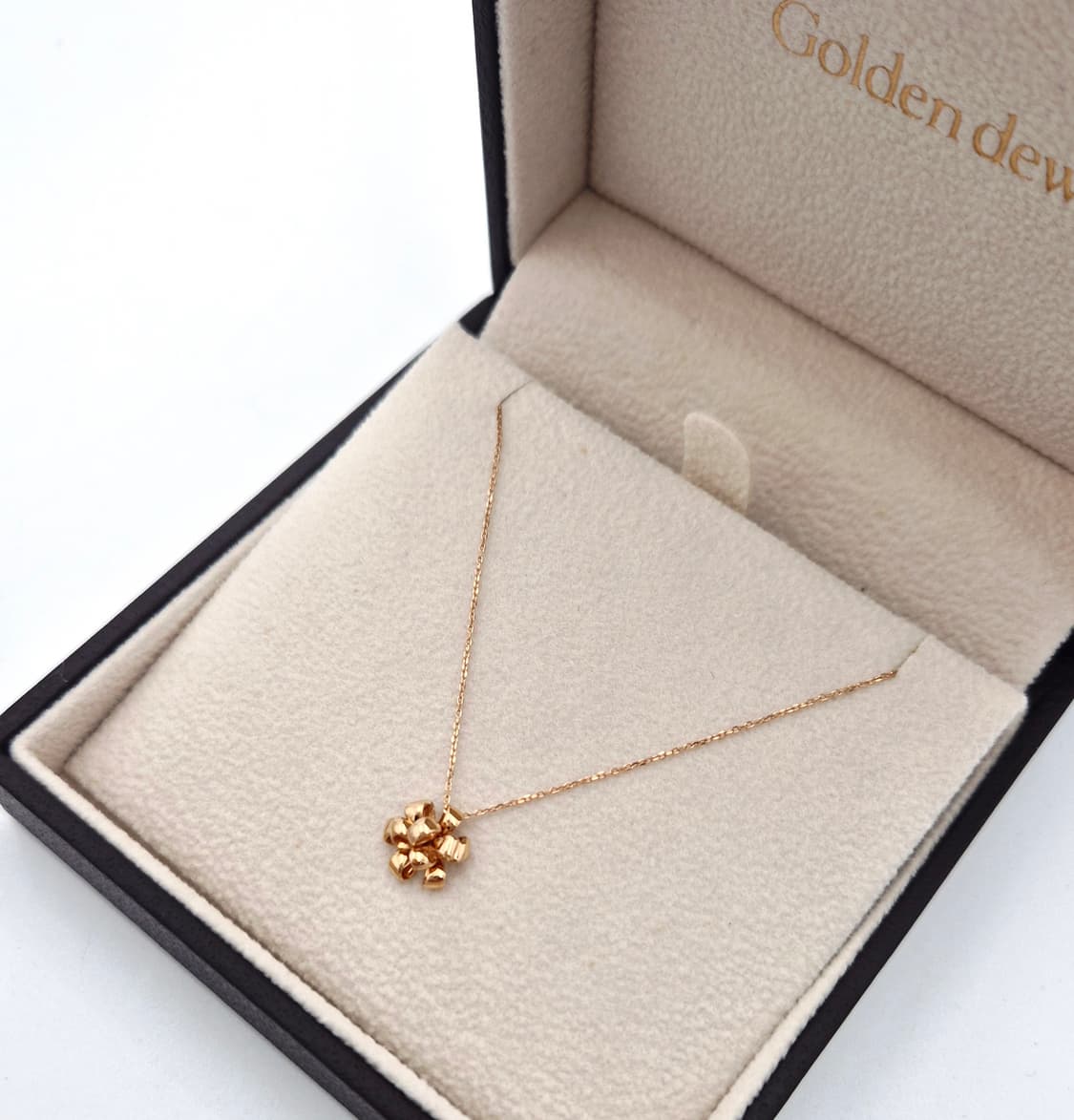 골드듀 KU 쁘띠 봉봉 핑크골드 목걸이 상품이미지4