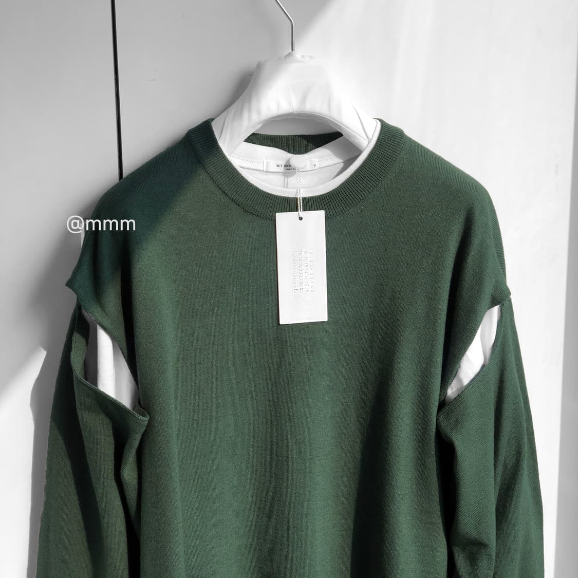 마르지엘라/이펙트 컷팅 니트 상품이미지1