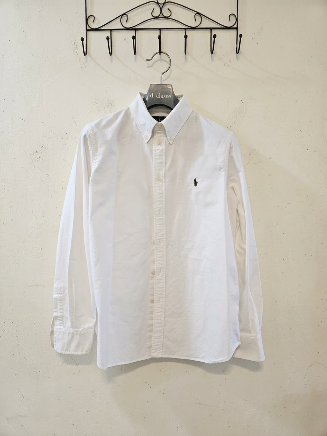 폴로 랄프로렌 화이트 여성 커스텀 핏 셔츠 L 상품이미지1
