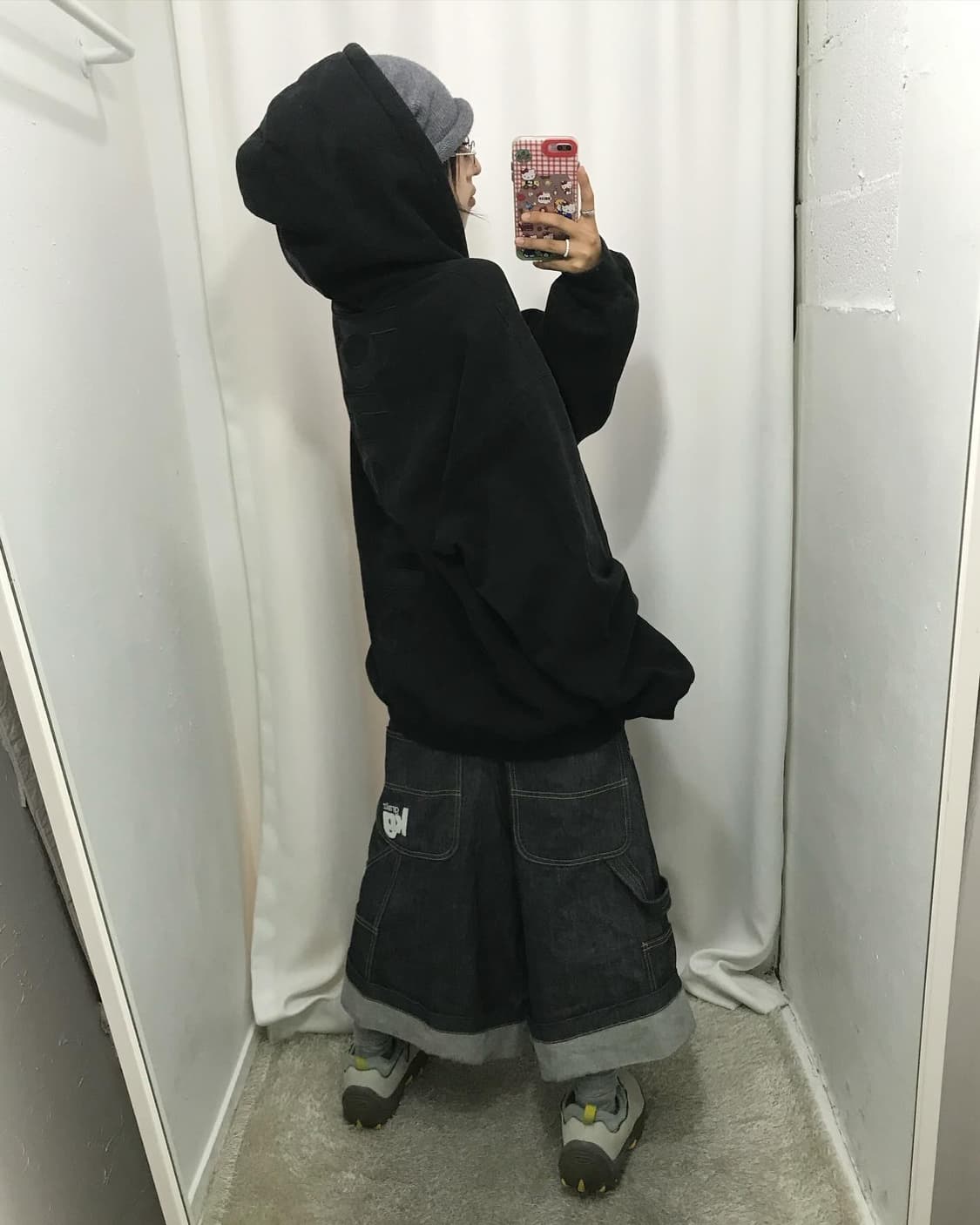 Supreme Satin Applique Hoodie - 23Fw 상품이미지5