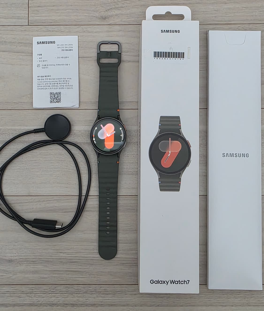 갤럭시워치7 SM-L305N 40mm Lte (풀박스) 올리브 카키 상품이미지1