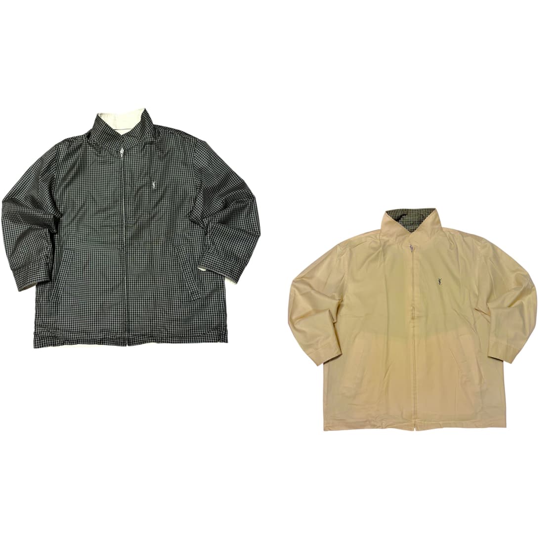 입생로랑 90s 올드스쿨 빈티지 리버시블 자켓 상품이미지1