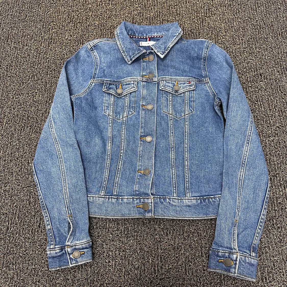 [새상품] 타미힐피거 여성 데님 청자켓 85(XS) 상품이미지1